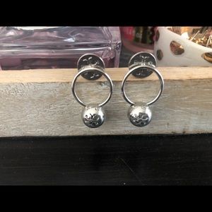 Tory Burch sterling silver earrings